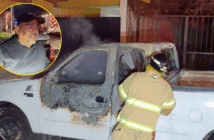 Incendian camioneta de periodista en Tepic; señala a funcionario como presunto responsable