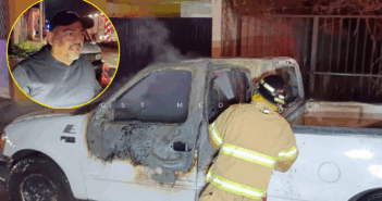 Incendian camioneta de periodista en Tepic; señala a funcionario como presunto responsable